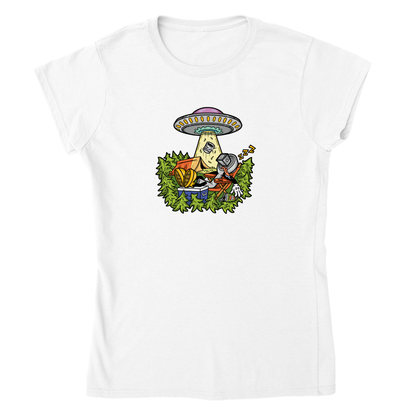 Womens 10mm Abduction Shirt Front Print