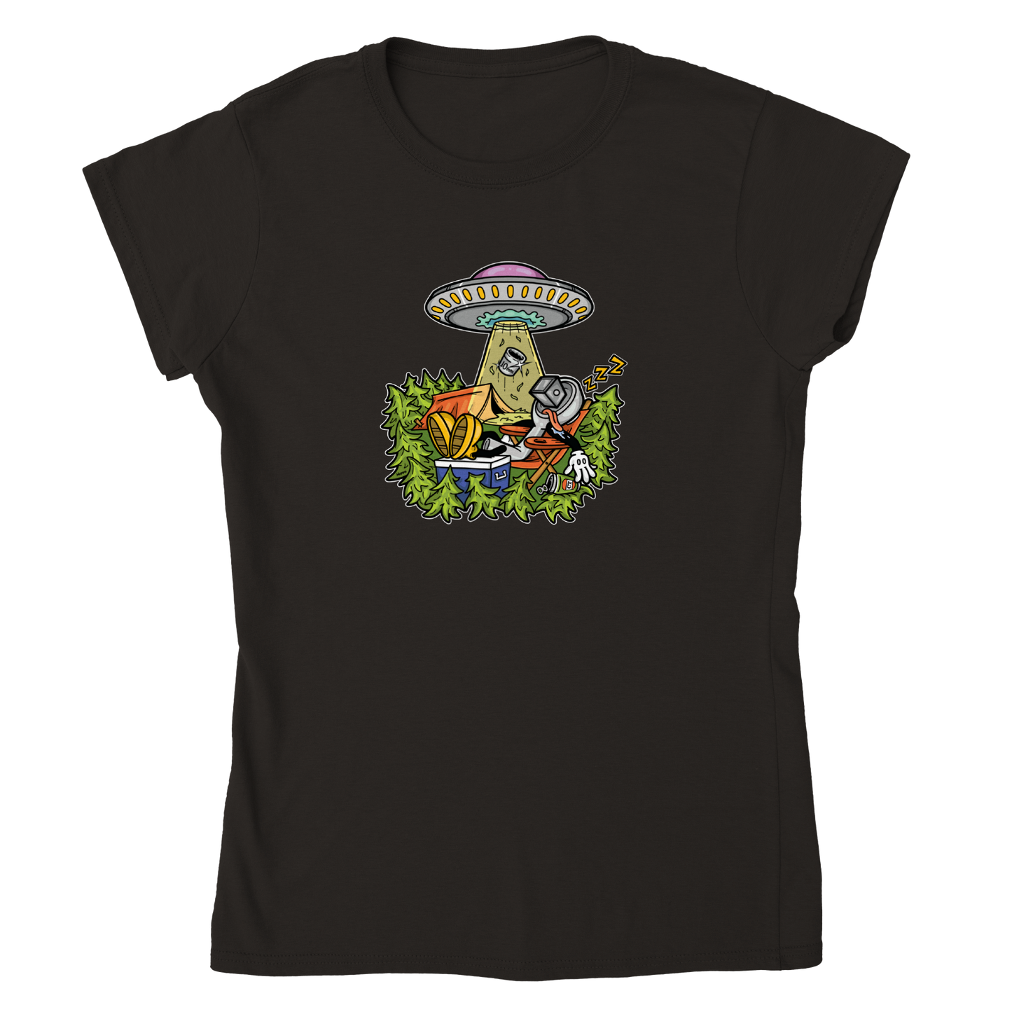 Womens 10mm Abduction Shirt Front Print